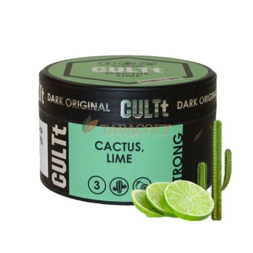 Тютюн для кальяну CULTt Strong DS03 Cactus lime (Кактус, лайм) 100 гр